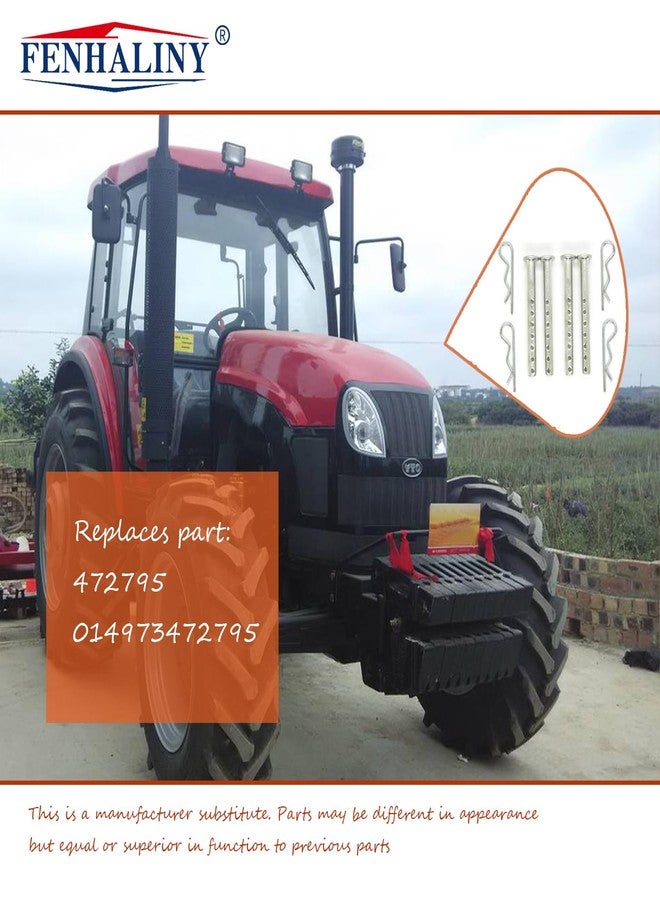 مجموعة من 4 دبابيس تثبيت مع مشبك R - 472795 014973472795 - 1/4 × 2 1/2 بوصة - Image 3