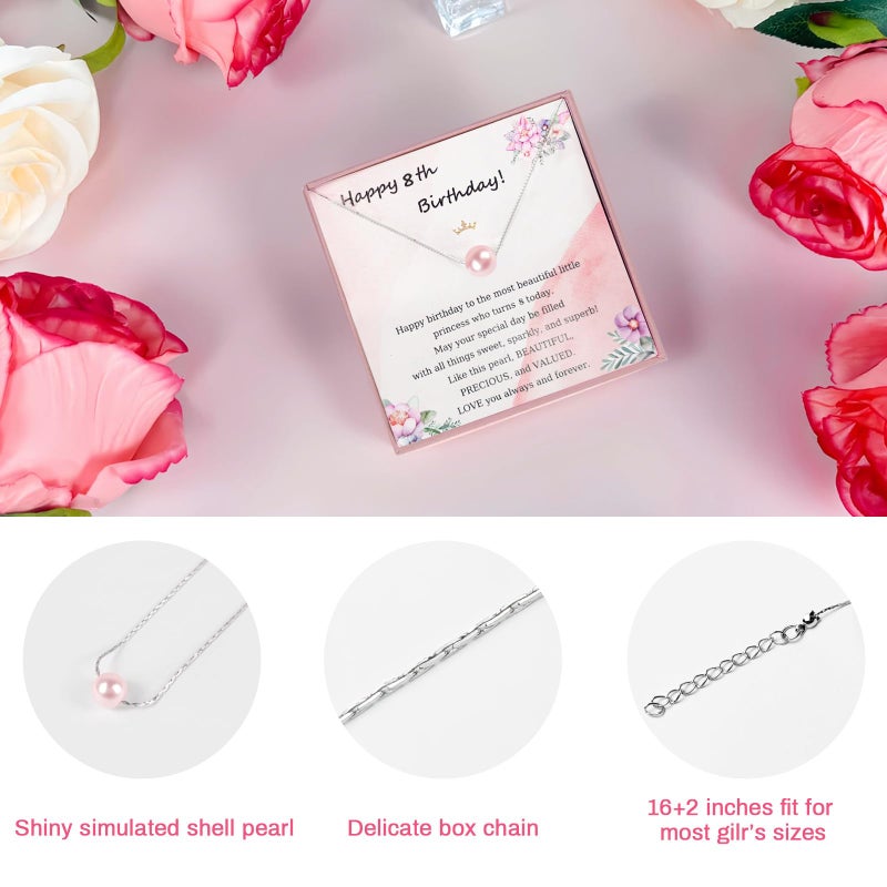 Awfrky 8 Year Old Girl Gifts, Gifts for 8 Year Old Girls Beautiful Teen Girl, Best Birthday Gift Ideas for Daughter, Sister, Niece, Granddaughter, 8th Birthday Decorations for Teen Girls Set of 6 - Image 5