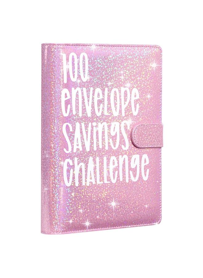 Bluejw Cross-border 100 Envelope Challenge 100 Notepad Password Lock Hand Ledger Loose-leaf Savings. - Image 1