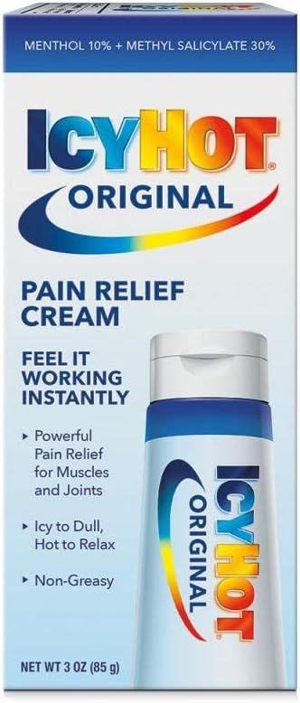 Icy Hot كريم آيسي هوت لتخفيف الألم قوة إضافية 3 أونصات عبوات من 5 - Image 1