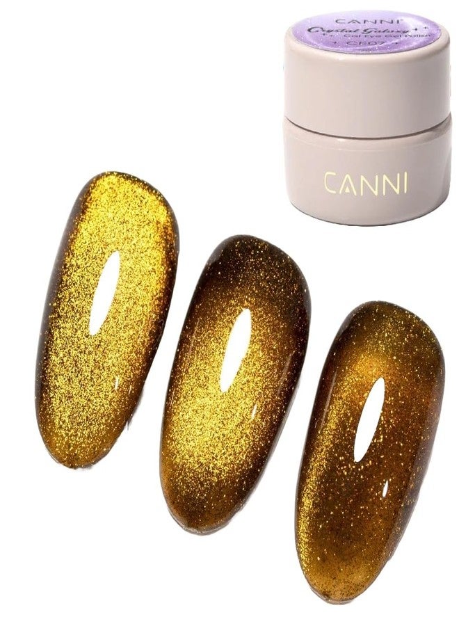 CANNI 5ml Crystal Galaxy Cat Eye Gel Gel Polish Soak Off LED Nail Gel Polish Nail Art Starter Manicure Salon DIY at Home CE10 - Image 1