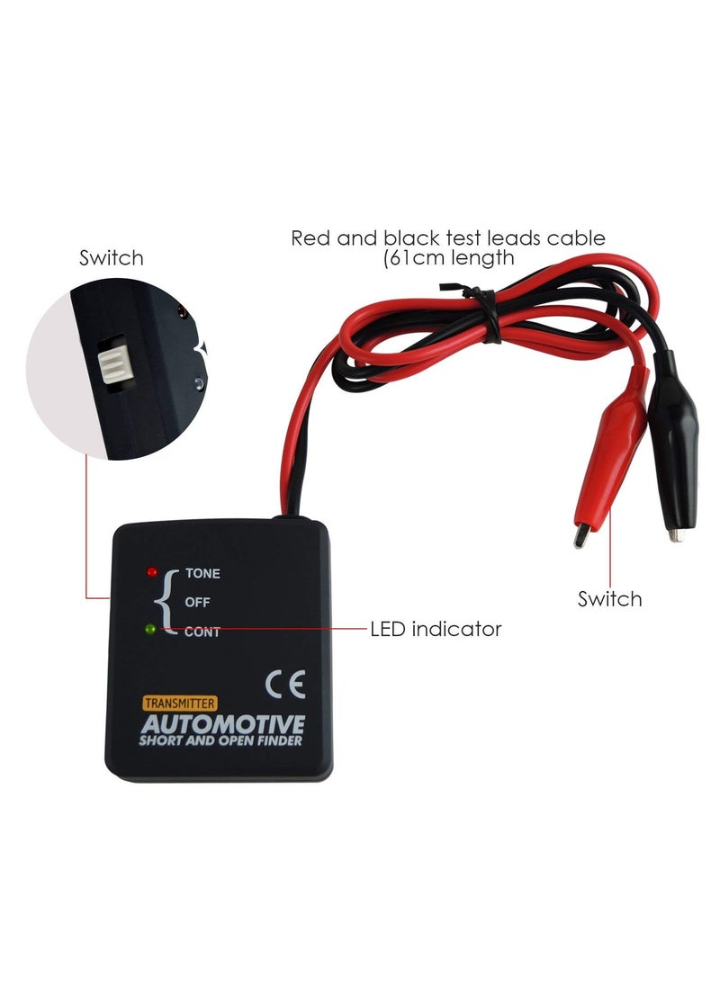 Excefore - Automotive Circuit Tester, Car Repair Cable Circuit Wire Tracker Tracers Analyzer Short Open Finder Tester Checker Device Detector Probe DC 6-42V Car Diagnostic Tool - Image 1