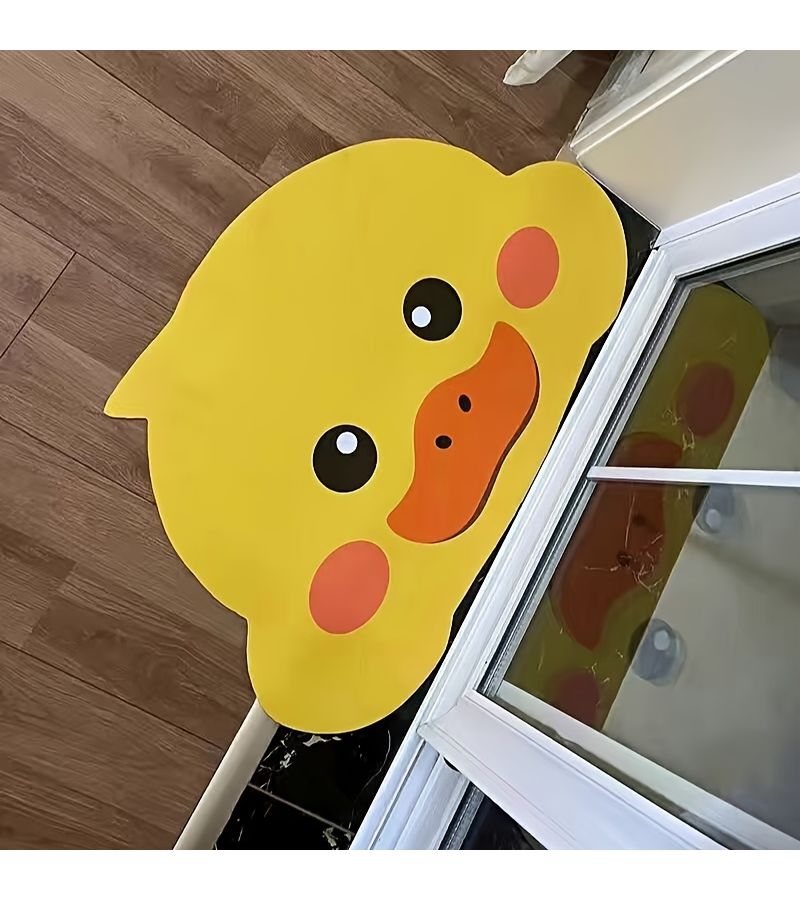 Cartoon Duck Non-Slip Mat 15.75x23.62in Soft Diatomaceous Earth for Bathroom Kitchen - Image 4