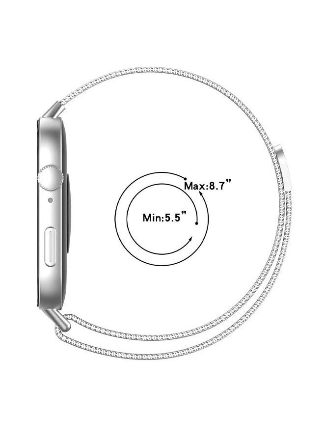 Suitable for Huawei Watch Fit 3 metal Milanese Magnetic Loop Watch Strap - Image 2