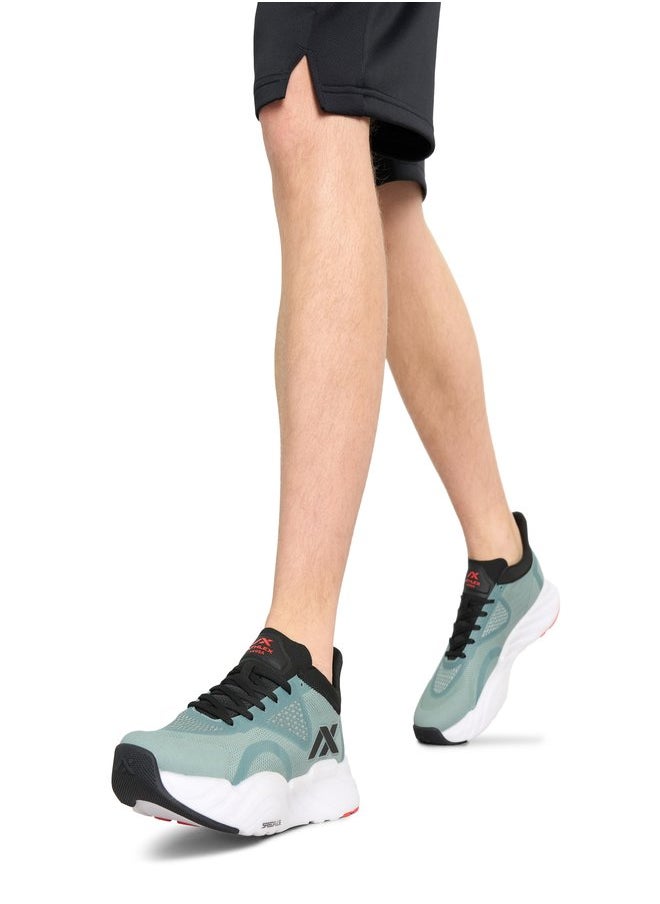 Athlex - Men’s Running Shoes for Training - Versa M Green/Grey, Lightweight Sneakers with Breathable Mesh & Cushioned Sole - Image 1