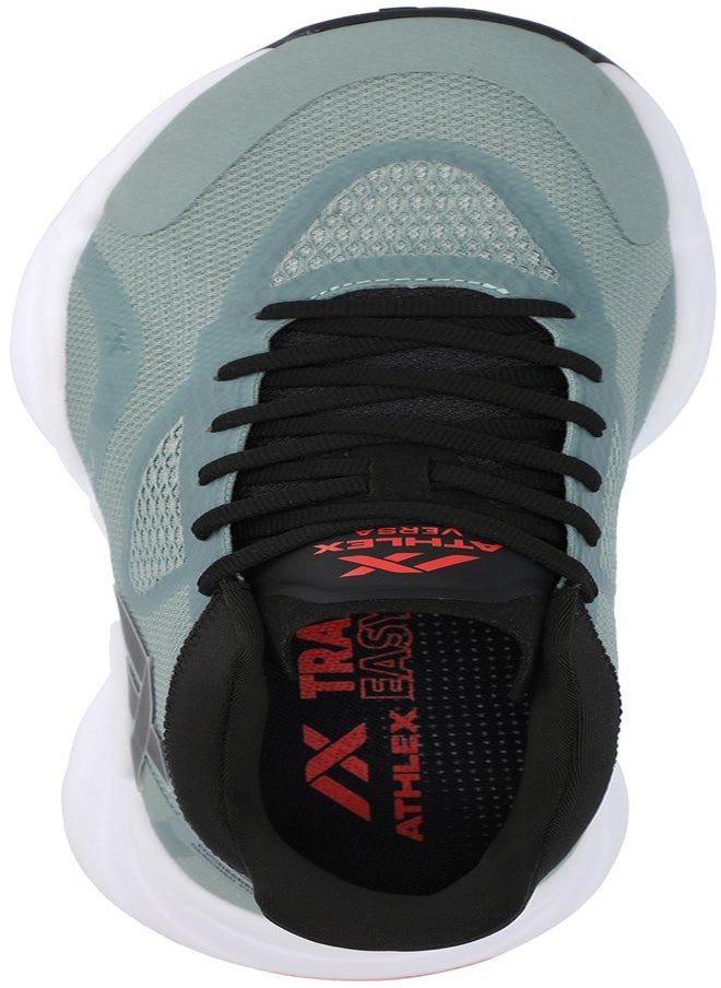 Athlex - Men’s Running Shoes for Training - Versa M Green/Grey, Lightweight Sneakers with Breathable Mesh & Cushioned Sole - Image 1