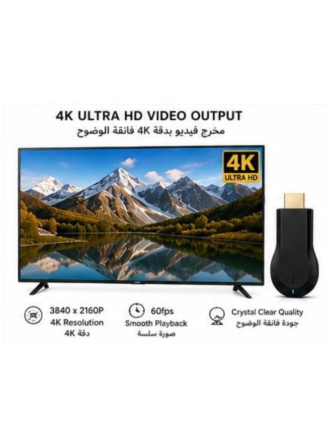 HDMI 4K HDMI WiFi Display Receiver | Wireless Screen Mirroring Dongle | Dual-Band 2.4G/5G AirPlay Miracast DLNA Adapter for Android, iPhone, Windows & Mac - Image 5