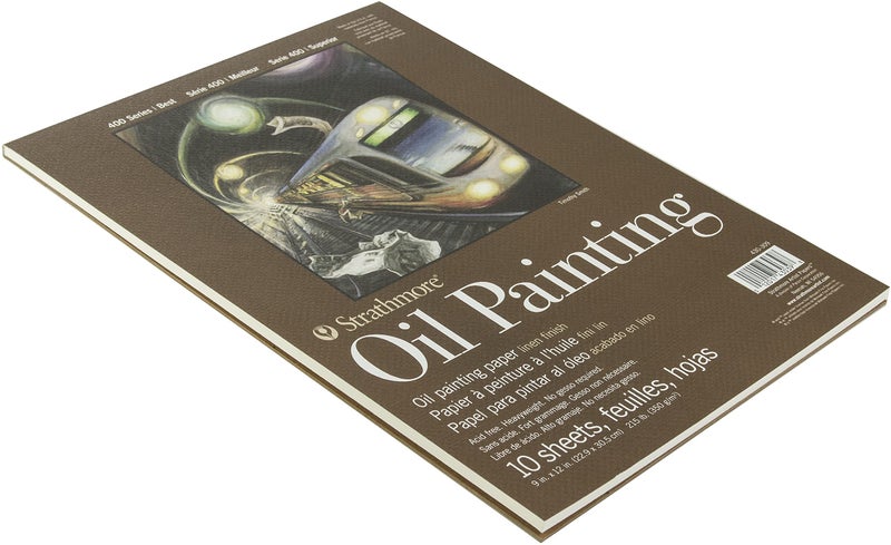 Strathmore 400 Series Oil Painting Pad 9"X12"-10 Sheets -62430309 - Image 4