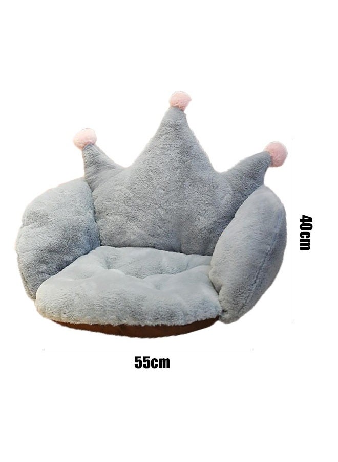 Generic Chair Cushion Office Chair Backrest Cushion Anti Slip Backrest Cushion Soft And Thick Cushion With Backrest Comfortable And Lovely Home Office Pink 55x40x40cm  - Image 2