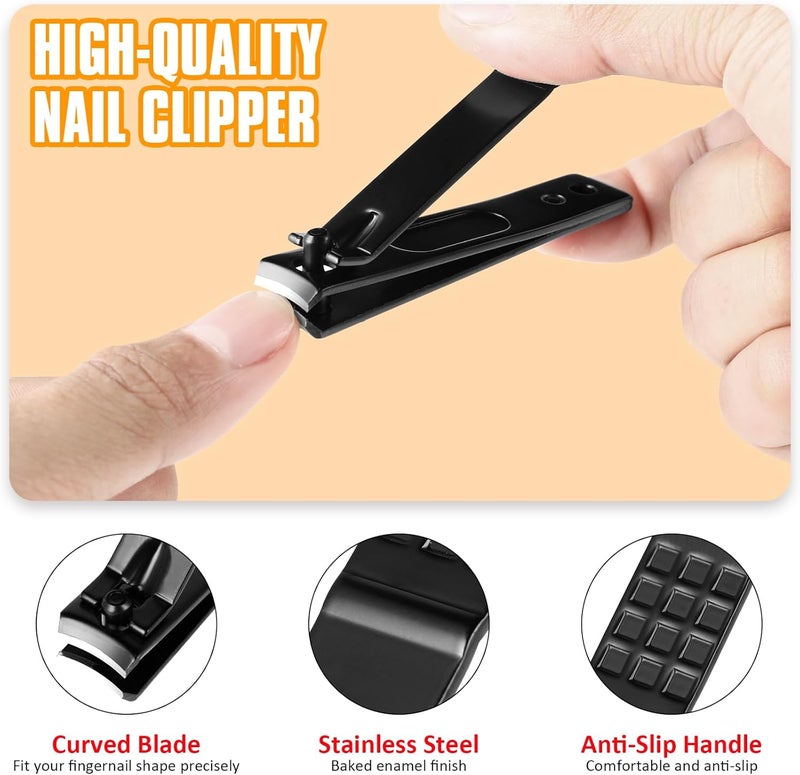 Yougai 9-Piece Tweezers and Nail Clippers Set - Image 5