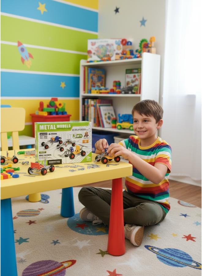 Metal Models 3-in-1 Construction Building Vehicle Model Toys No. 862 - Image 3