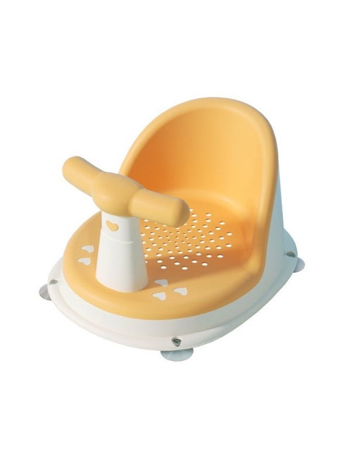 Baby Bath Seat Fixed Baby Bath Chair Baby Shower Chair with Suction Cup Design Ergonomic Baby Seat Non-Slip Secure Infant Baby Bather Seat for 6-18months
