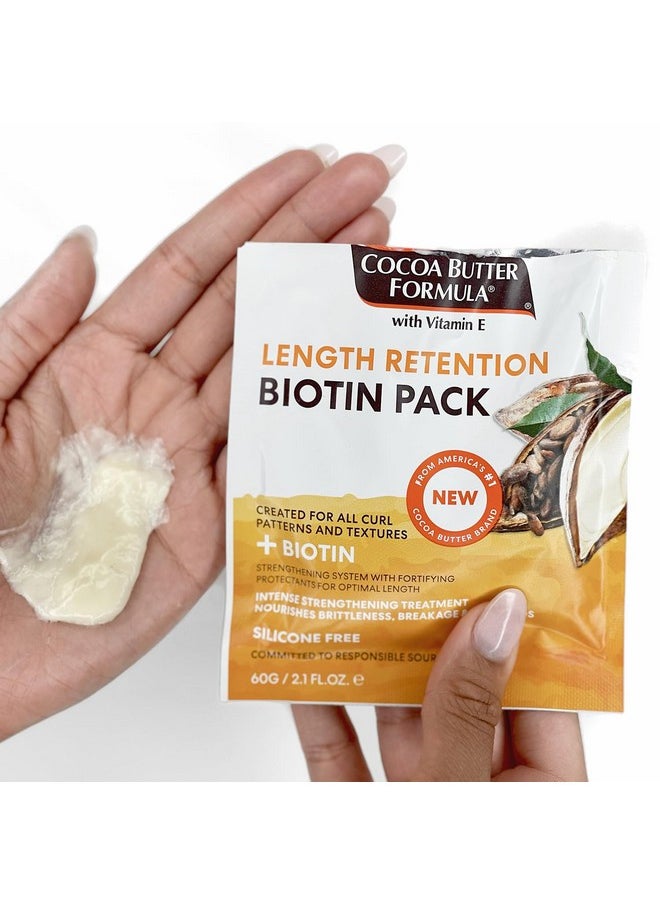 PALMER'S - Cocoa Butter & Biotin Conditioner Pack For Hair Length Retention Strengthening & Enhanced Shine 60Gm - Image 1