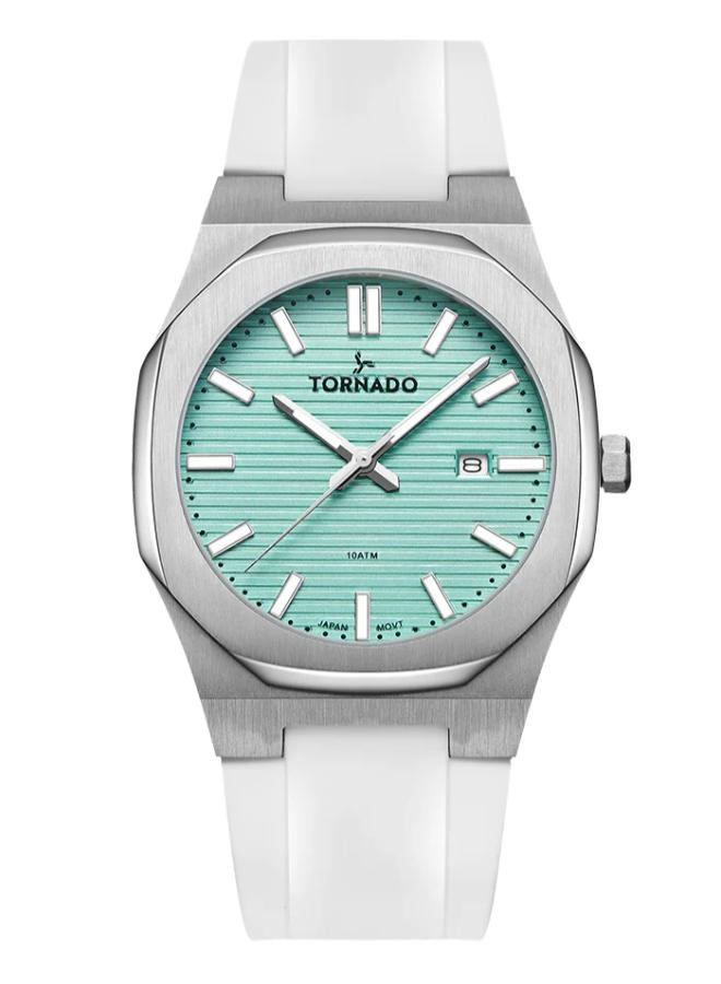 TORNADO Men's Silicone Analog Watch T22002-SSWL - 40 mm - Image 1