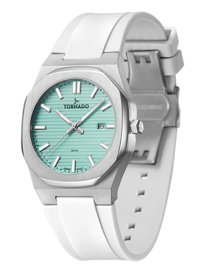 TORNADO Men's Silicone Analog Watch T22002-SSWL - 40 mm - Image 2