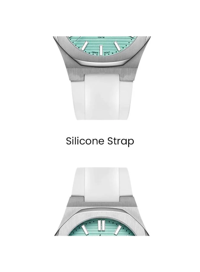 تورنيدو ساعة يد رجالية تناظرية بسوار سيليكون