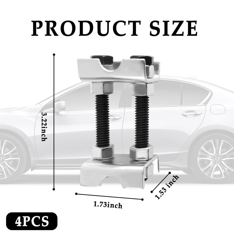 KIFIDAN 4PCS Coil Spring Spacer,2 Way Adjustable Coil Spring Compressor Tool Keep Springs Aligned & Shock Absorber,Automotive Strut Spring Compressor Suitable for Cars,SUVs,Trucks (4PCS) - Image 2