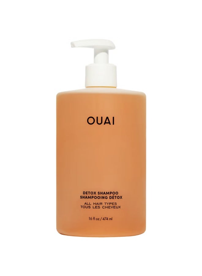 OUAI Detox Shampoo Jumbo Size with Pump 474ml - Image 1