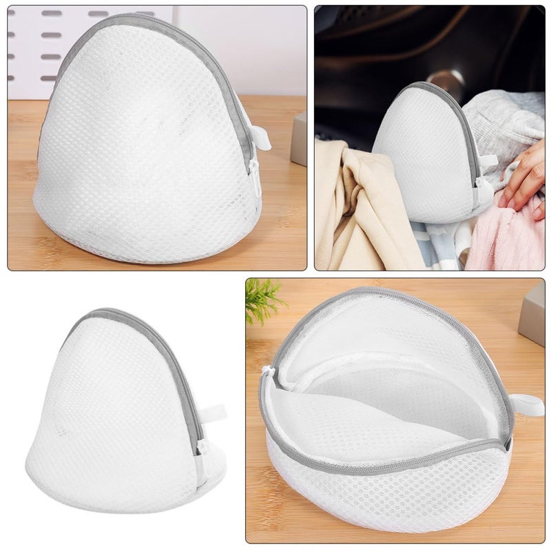 3Pcs Thickened Polyester Mesh Bra Washing Bags 15x17cm For Delicates Travel Machine Laundry - Image 5
