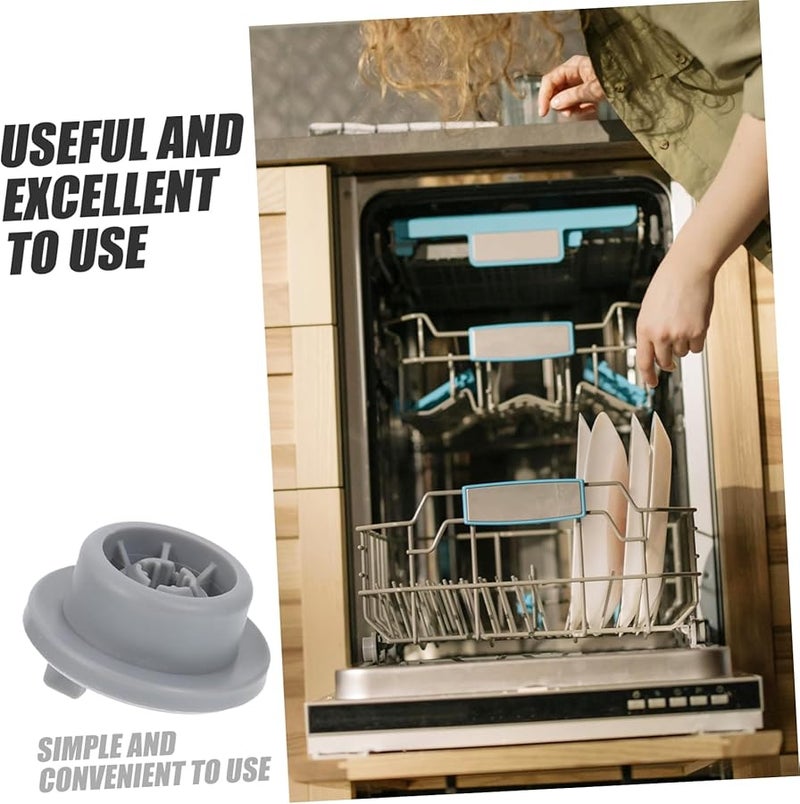 Uonlytech 12 قطعة عجلات استبدال الرف السفلي لغسالة الصحون ملحق سهل التركيب - Image 5