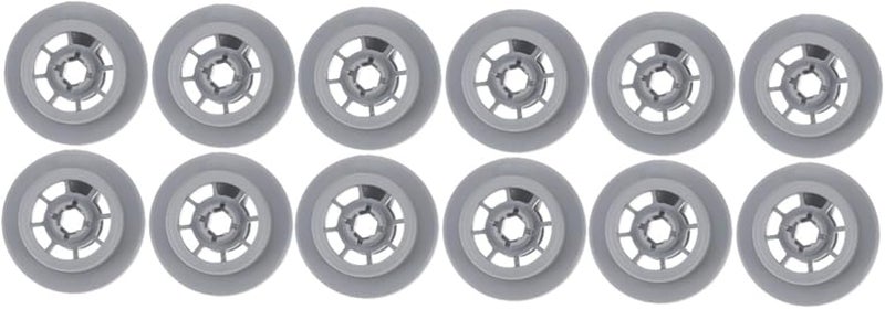 Uonlytech 12 قطعة عجلات استبدال الرف السفلي لغسالة الصحون ملحق سهل التركيب - Image 2