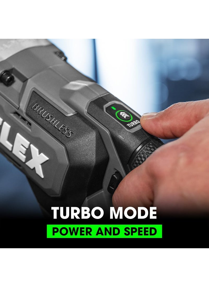 FLEX FLEX 24V Brushless Cordless 12Inch 1680 InLbs Torque Compact Right Angle Drill Driver Tool Only Battery and Charger Not Included  FX1671Z  - Image 3
