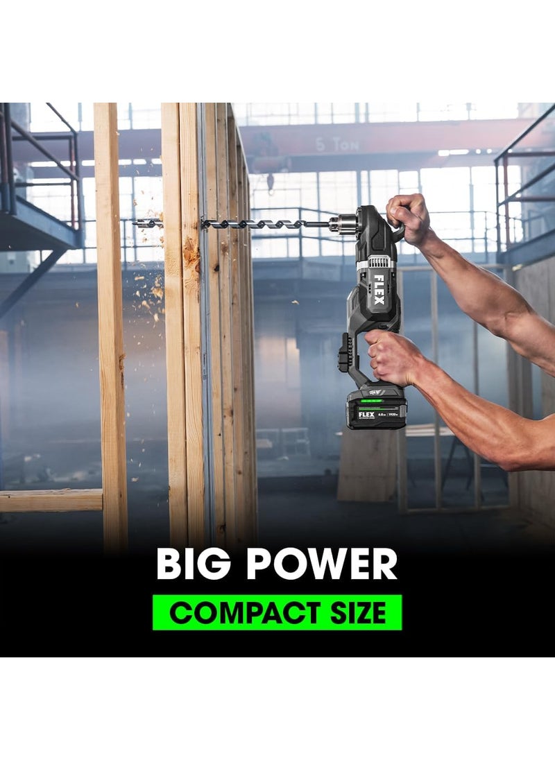 FLEX FLEX 24V Brushless Cordless 12Inch 1680 InLbs Torque Compact Right Angle Drill Driver Tool Only Battery and Charger Not Included  FX1671Z  - Image 2