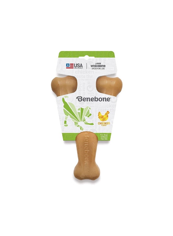 Benebone Chicken Wishbone Dog Chew Toy - Small