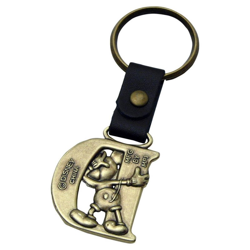Disney Disney Mickey Mouse Letter D Brass Keychain  - Image 2