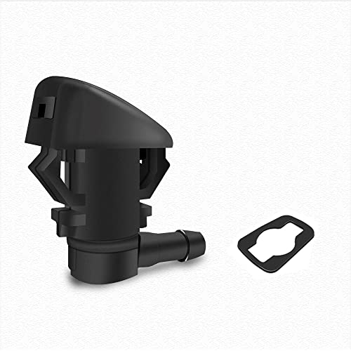 ASUBHA 2PCS Front Windshield Washer Nozzles, Single Hole Windshield Sprayer Nozzle Replacement for Most Cars, Replaces: #55157323AA, 55157352AA, 55372143AB, 68260443AA, 55079049AA, 15247800 - Image 3