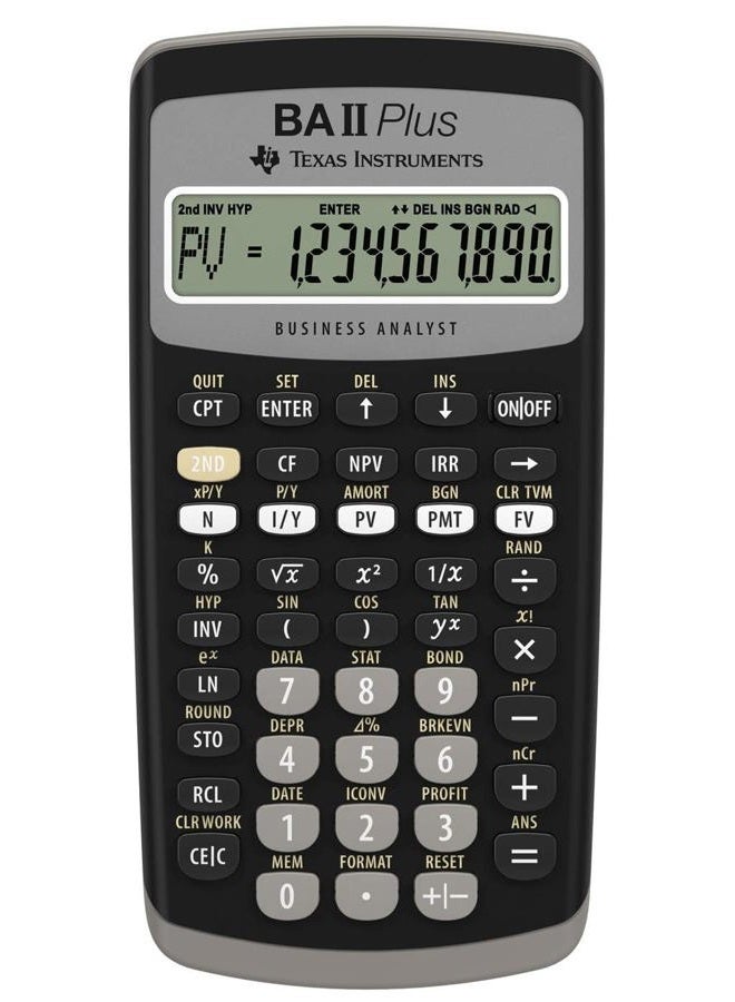 TEXAS INSTRUMENTS BA II Plus Professional Advanced Financial Calculator - Image 1