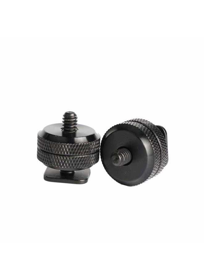 SLOW DOLPHIN 1/4 Inch Hot Shoe Mount Adapter Tripod Screw for DSLR Camera Rig(2 Packs)  - Image 3