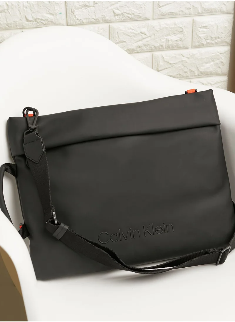 CALVIN KLEIN Rubberized Convertible Laptop Sleeve Rucsac