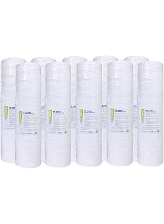 نوفيكس خرطوشة فلتر المياه NOVEX PP Yarn 10 بوصة – NWTF-PPY-10 خرطوشة فلتر مياه ملفوفة بخيوط عالية الجودة لتنقية المياه في المنزل بأكمله - Image 4