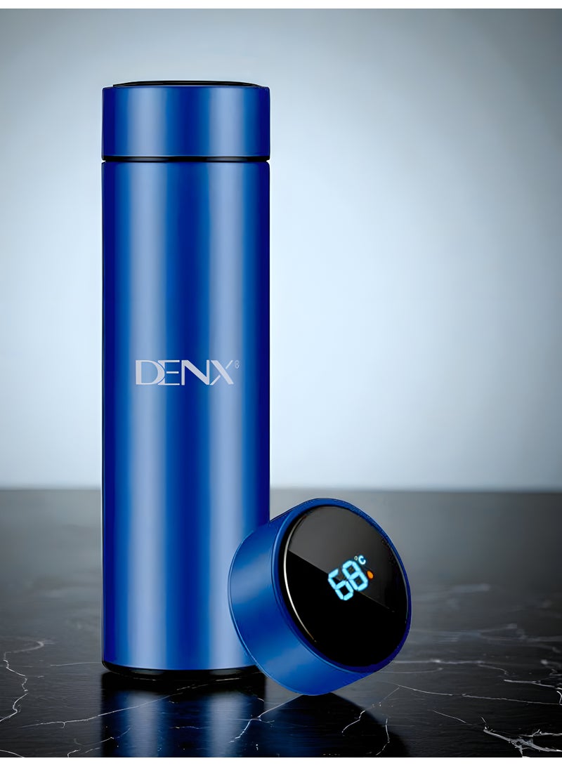 دينكس كوب مكنسة ذكي LED - 500 مل، شاشة عرض لدرجة الحرارة تعمل باللمس، الاحتفاظ بالحرارة/البرودة لمدة 24 ساعة، فلتر الشاي، عزل 4 طبقات، DX1703 - Image 2