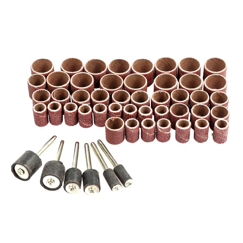 uptodateproducts 51pcs Rotary Tool Accessories for Mini Drill Bit Set Abrasive Tool Grinding Sanding Polishing Cutting Tool Set - Image 1