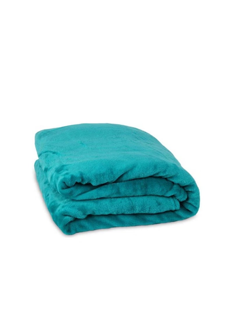 Green microfiber blanket - Image 2