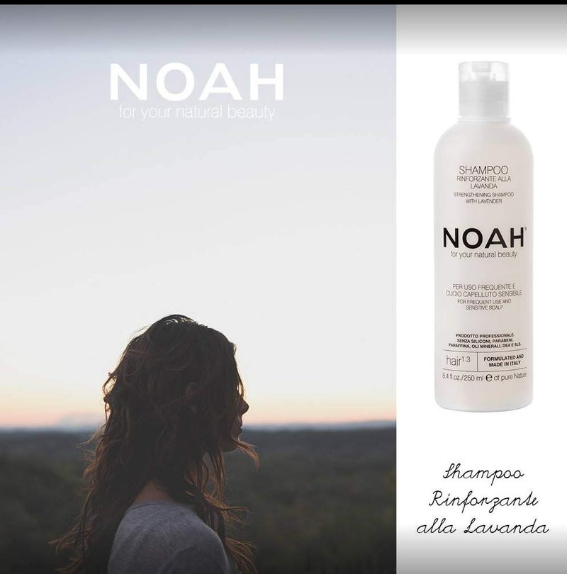 Noah شامبو نوح - 1.3 شامبو مقوي باللافندر مع زيت إكليل الجبل - طبيعي يومي، عضوي، مقوي، خالي من الكبريتات والقسوة، صديق للبيئة، شامبو نباتي مع زيوت أساسية - 8.5 أونصة سائلة - Image 3