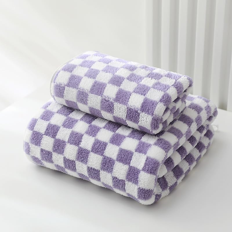 Home-Cloud HomeCloud Ultra Soft 400 GSM Bath Towel Set | 3X Softer Than Cotton Towels | Highly Absorbent & Ultra Fast Dry | Perfect for Home, Pool, Spa & Gym |Set of 2 (1 Bath (140x70cm), 1 Face Towel (75x35cm) - Image 1