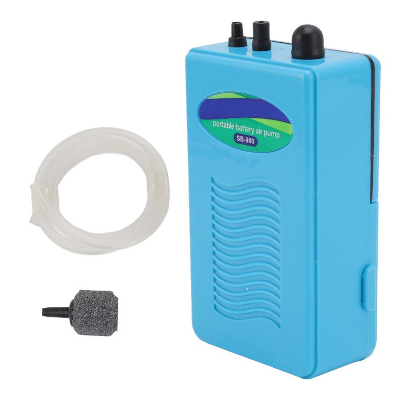 SOBO Aquarium Oxygen Pump Battery Powered High Air Flow ABS Material - Superior Performance Fish Tank Air Pump - Clip Design for Indoor Outdoor Use - Image 3