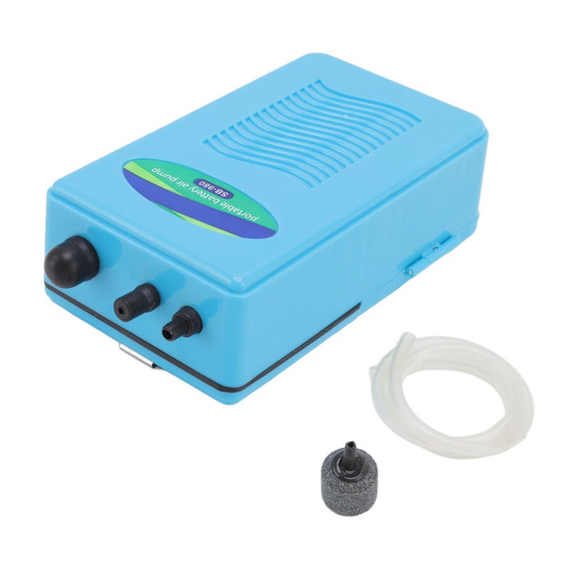SOBO Aquarium Oxygen Pump Battery Powered High Air Flow ABS Material - Superior Performance Fish Tank Air Pump - Clip Design for Indoor Outdoor Use - Image 4