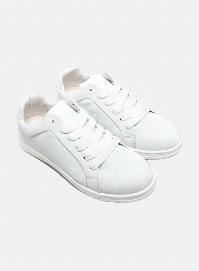 Glitter Women  Sneakers - White - Image 1