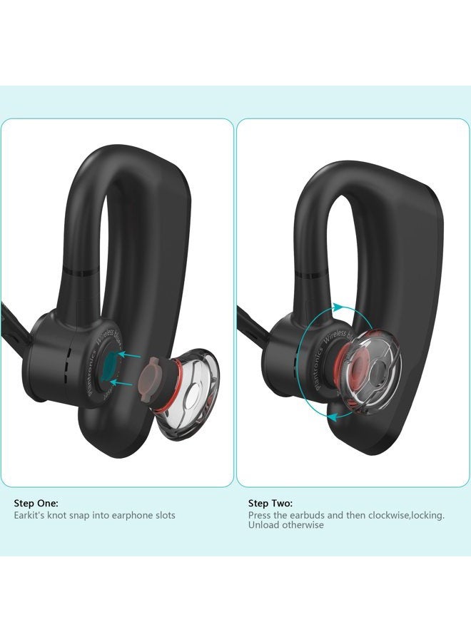Wiki VALLEY استبدال أطراف أذن Voyager 5200 ل Plantronics 5220 5210، أطراف أذن سماعات الأذن Eargels فوم ل Plantronics Voyager Legend و Pro سماعة بلوتوث (حجم كبير) - Image 5