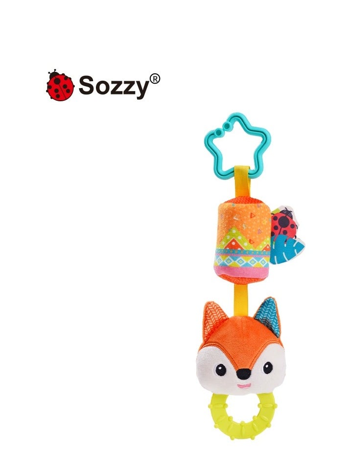 Sozzy - Baby 0-1 years old plush comfort car hanging bed hanging baby stroller pendant wind chimes toy - Image 1