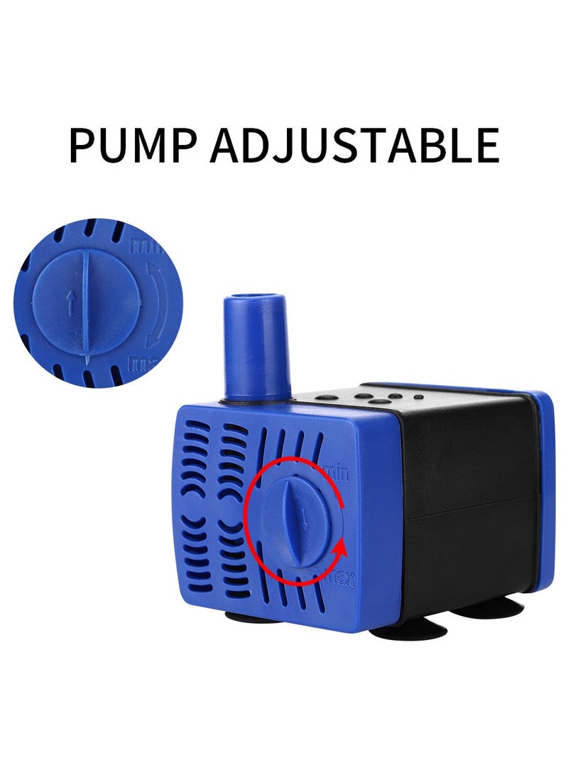 Generic Rs Electricals Small Submersible Water Pump for Indoor Decoration Water Fall and Aquarium Fish Tank (RS-701 | 3W | 230L/H | Lifts 0.5 Meter Height)  - Image 2