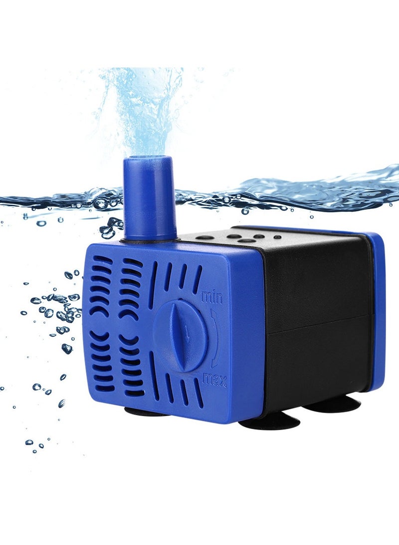 Generic Rs Electricals Small Submersible Water Pump for Indoor Decoration Water Fall and Aquarium Fish Tank (RS-701 | 3W | 230L/H | Lifts 0.5 Meter Height)  - Image 1