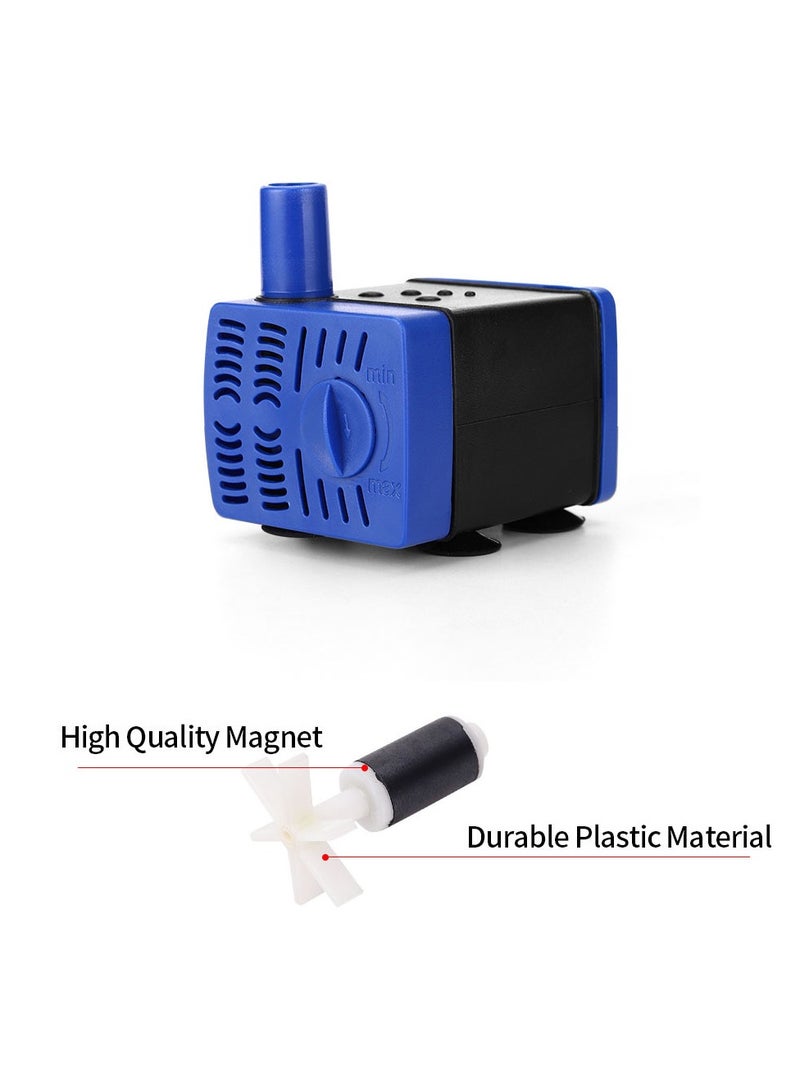 Generic Rs Electricals Small Submersible Water Pump for Indoor Decoration Water Fall and Aquarium Fish Tank (RS-701 | 3W | 230L/H | Lifts 0.5 Meter Height)  - Image 3