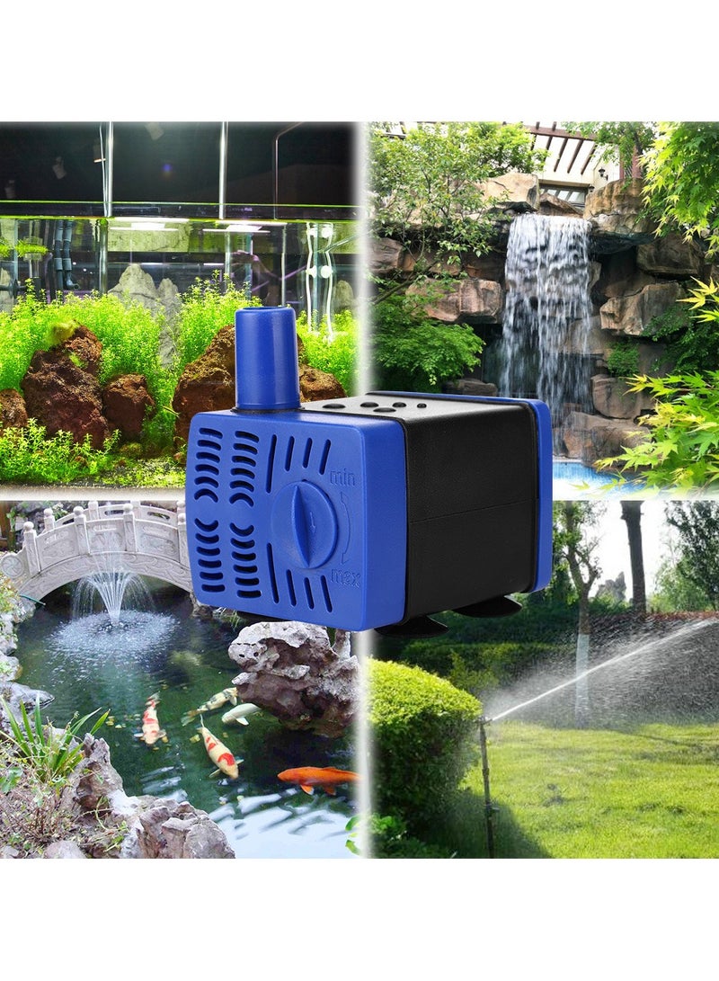 Generic Rs Electricals Small Submersible Water Pump for Indoor Decoration Water Fall and Aquarium Fish Tank (RS-701 | 3W | 230L/H | Lifts 0.5 Meter Height)  - Image 4