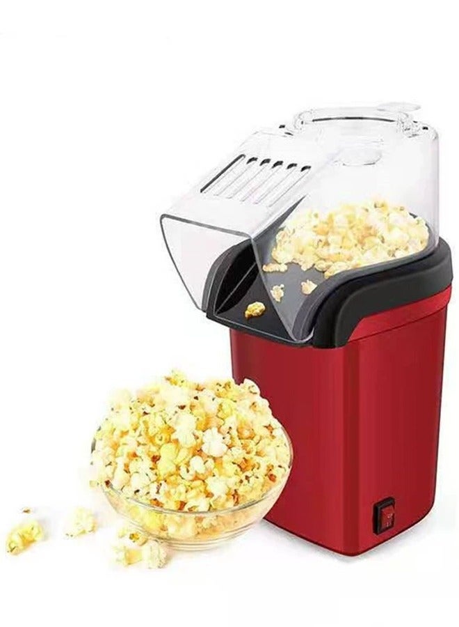 Mini Hot Air Popcorn Maker, Compact Electric Air Popped Popcorn Machine for Home Use, Healthy Oil-Free, Quick and Easy Popping, Family Snack Maker  - Image 2