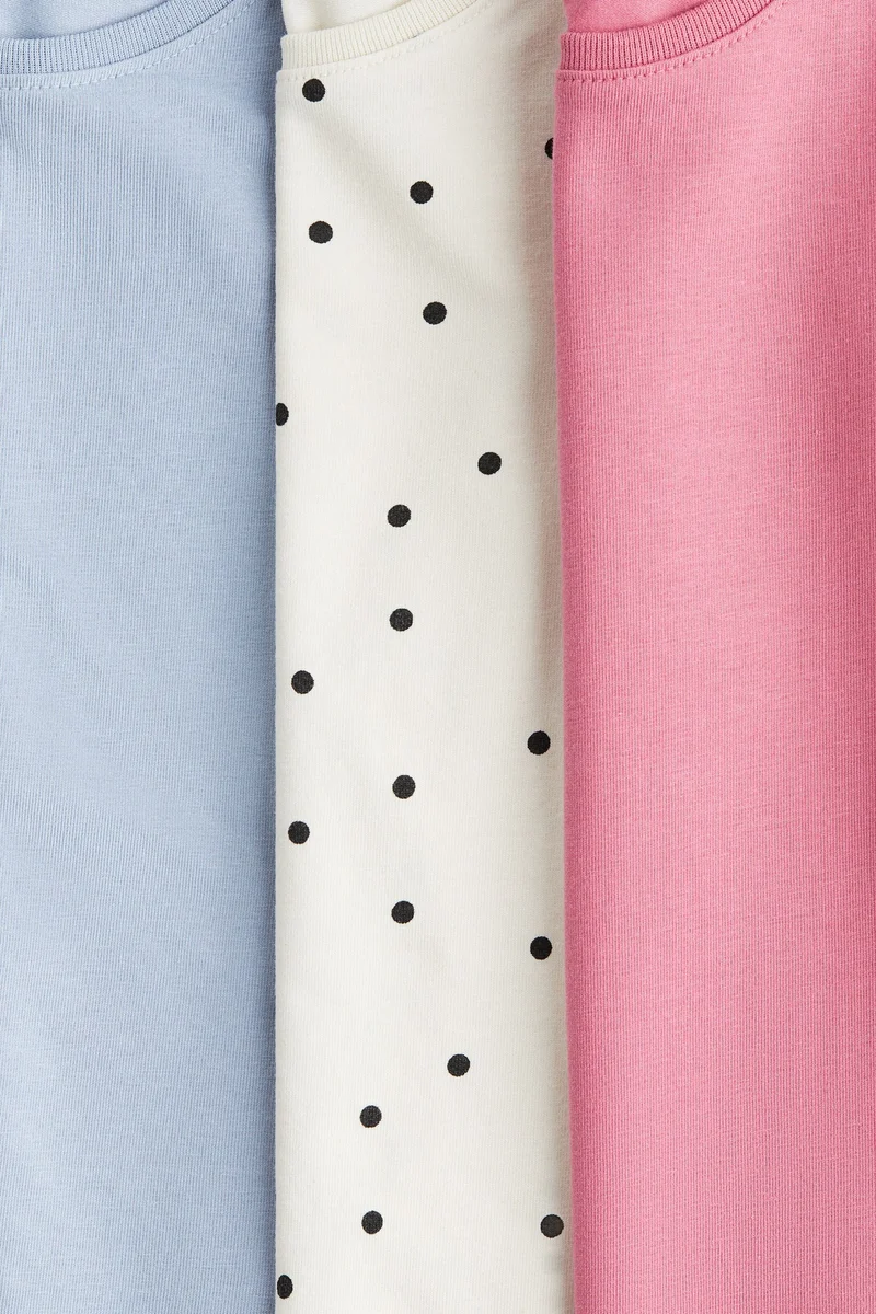 اتش اند ام بلوزة بأكمام طويلة- عبوة من 3 قطع